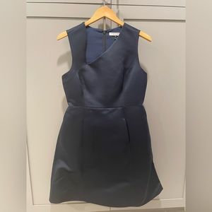 Halston Heritage Stain Sapphire Dress- Size 8